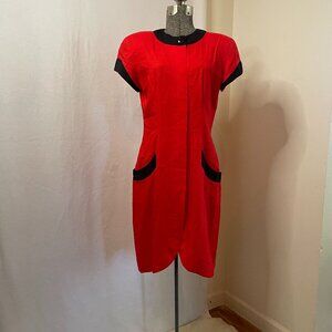 Studio 1 vintage flax button-front mini dress